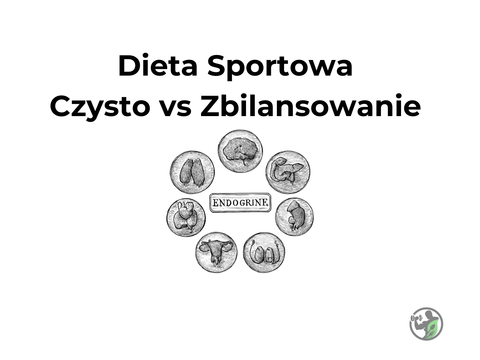 dieta sportowca - grafika porównująca czysta dietę do zbilansowanej w endokrynologii